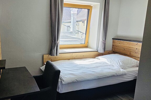 Einzelzimmer im Hotel Kreuzer-Wirt