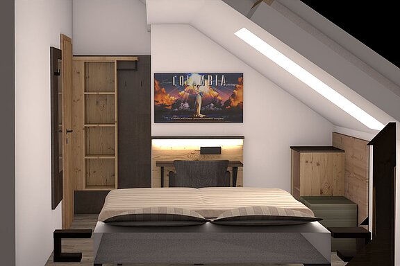 Doppelzimmer im Hotel Kreuzer-Wirt