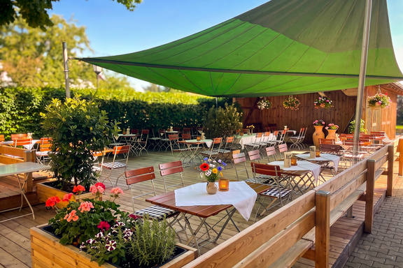 Biergarten im Kreuzer-Wirt