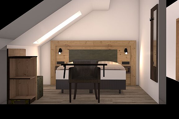 Doppelzimmer im Hotel Kreuzer-Wirt