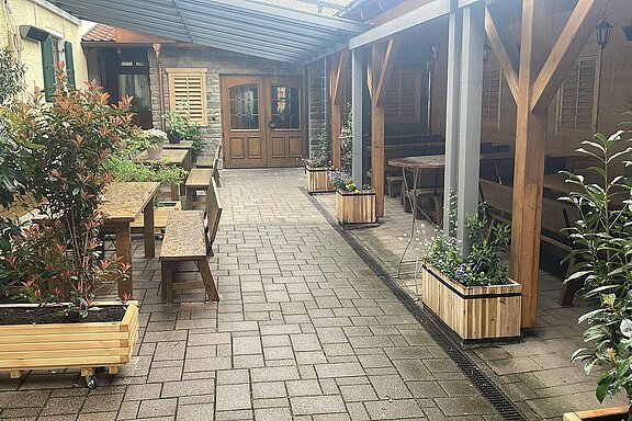 Biergarten im Kreuzer-Wirt
