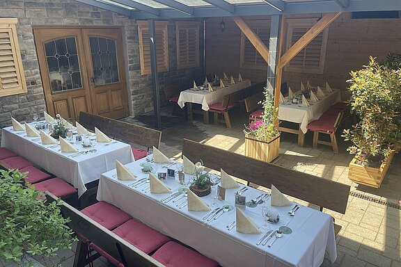 Biergarten im Kreuzer-Wirt